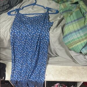 Blue Floral Dress